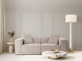 Atelier Del Sofa Lora Sofá de 2 plazas - Mocha